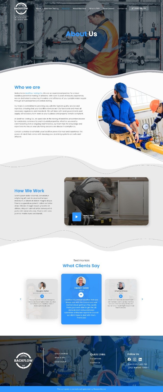 Backflow Website