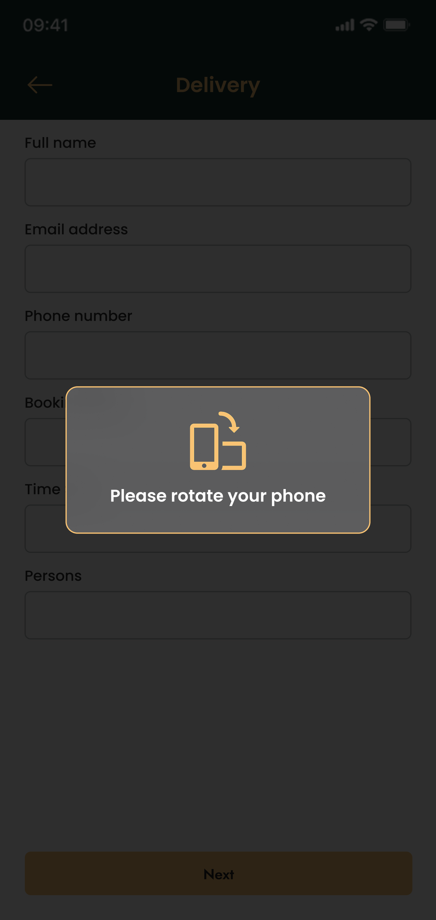 Restaurant Reservation System