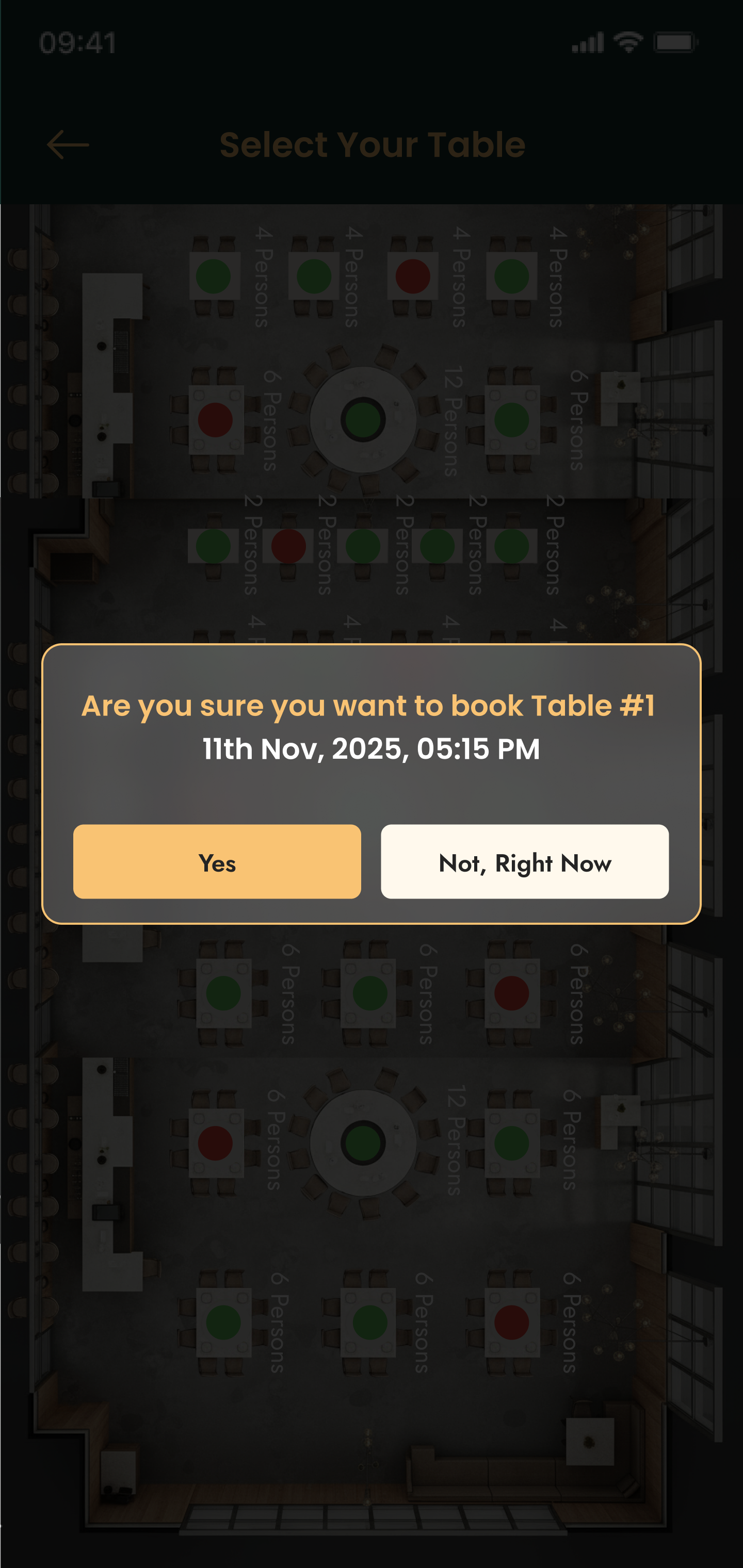 Restaurant Reservation System